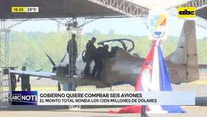 Video: Gobierno tiene intenciones de comprar seis aviones Super Tucano por casi US$ 100 millones - ABC Noticias - ABC Color