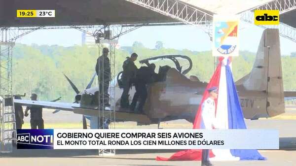 Video: Gobierno tiene intenciones de comprar seis aviones Super Tucano por casi US$ 100 millones - ABC Noticias - ABC Color