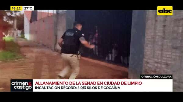 Operación Dulzura: allanan dos tinglados de Limpio y un estudio contable de Asunción - Crimen y castigo - ABC Color