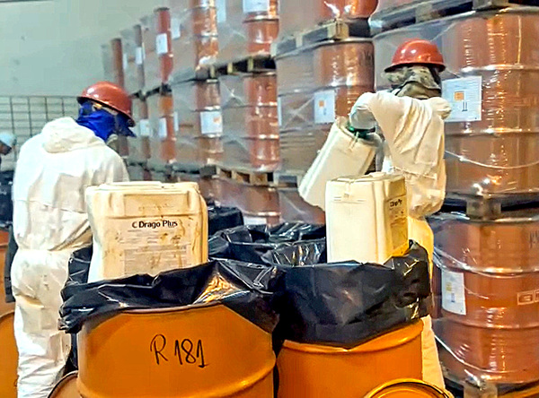 En tres meses incautan 35 toneladas de pesticidas en frontera Paraguay-Brasil - La Clave
