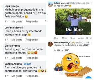 Oleada de críticas en redes sociales contra pésimo de ueno bank - La Clave