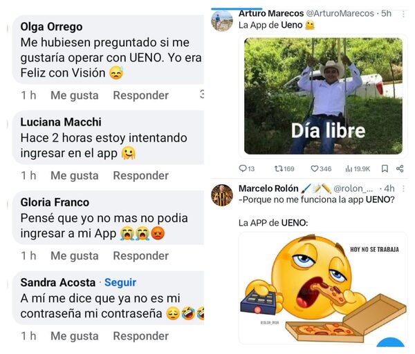 Oleada de críticas en redes sociales contra pésimo de ueno bank - La Clave