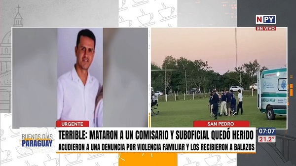 Allanamiento terminó con un comisario muerto en San Pedro - Noticias Paraguay
