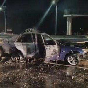 Investigan identidad de víctimas que murieron calcinadas en autopista Ñu Guasu - ADN Digital