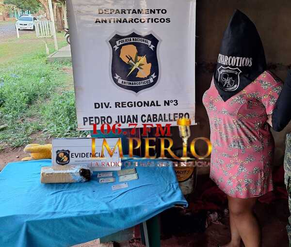 Fiscal imputará a mujer detenida por microtráfico en María Victoria - Radio Imperio 106.7 FM