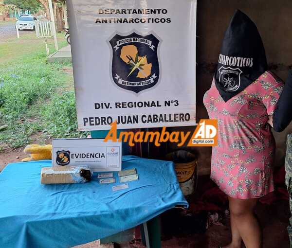 Fiscal imputará a mujer detenida por microtráfico en María Victoria