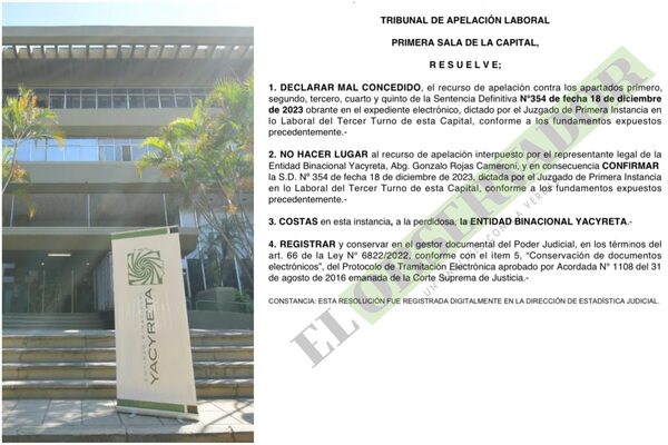 Indemnización por despido injustificado de Trabajador de EBY