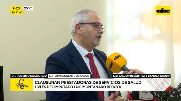 Video: Clausuran a prestadoras de servicios de Salud - ABC Noticias - ABC Color