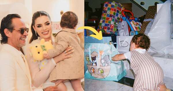 La Nación / ¡Nadia Ferreira presumió la montaña de regalos que recibió Marquito!