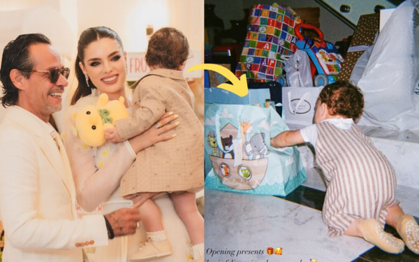 ¡Nadia Ferreira presumió la montaña de regalos que recibió Marquito!