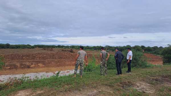 Tajamar en el Chaco: Ministro de la SEN verificó avances en la revitalización de sistemas de captación