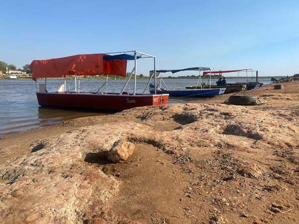 Concepción: nivel del río Paraguay se mantiene estable, pero bajo - Noticias del Chaco - ABC Color
