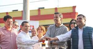 La Nación / Ande habilita oficialmente 7 km de iluminación led en Caazapá