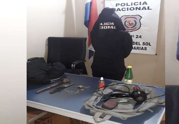 Cae asaltante que supuestamente causaba zozobra en Hernandarias, fue reconocido por tres víctimas - ABC en el Este - ABC Color