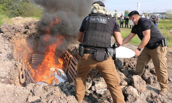 Autoridades procedieron a la quema de cuatro toneladas de cocaína incautadas – Diario TNPRESS