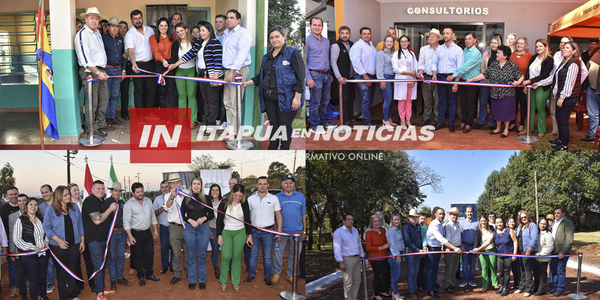 GOBERNACIÓN INAUGURÓ VARIAS OBRAS PARA ITAPÚA - Itapúa Noticias