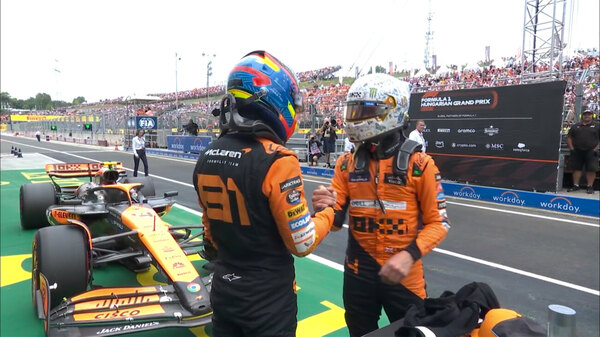 Versus / Norris se lleva la "pole" y McLaren asegura el 1-2 para la carrera del GP de Hungría