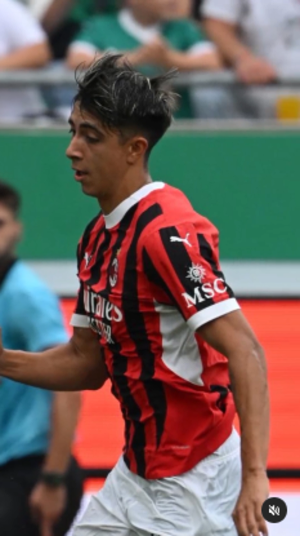 Hugo Cuenca debutó en el equipo principal del AC Milan