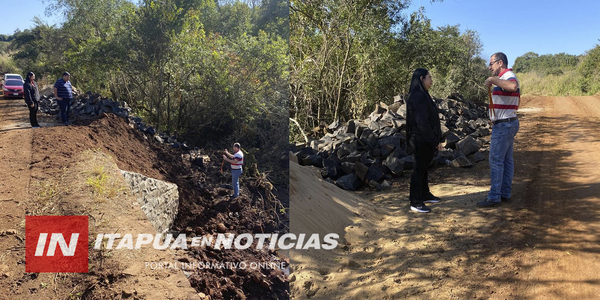 INTENDENTE DE LA PAZ INSPECCIONÓ OBRAS DEL MOPC QUE REGISTRAN IMPORTANTES AVANCES - Itapúa Noticias