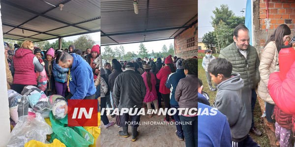 ENTREGARON ROPAS EN ENCARNACIÓN EN EL MARCO DEL “ROPERO SOLIDARIO” - Itapúa Noticias