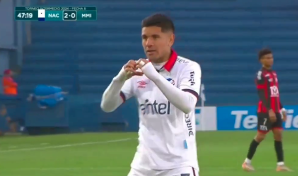 Versus / Antonio Galeano anota un golazo en la victoria de Nacional