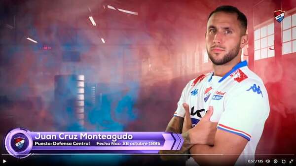 Nacional presentó a Juan Cruz Monteagudo - Fútbol - ABC Color