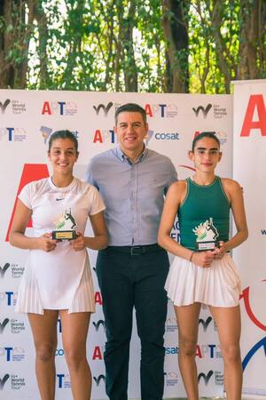 Santino y Catalina con oro en ITF de 18 años, cierran cadena de logros guaranies