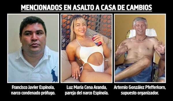 Narco condenado ideó asalto a casa de cambios de Villa Morra, sostienen policías - Policiales - ABC Color