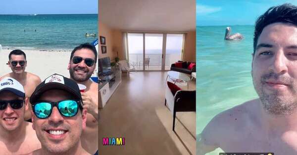 Diario HOY | Mar, relax, amigos y más: Las paradisiacas vacaciones de Chiche Corte en Miami