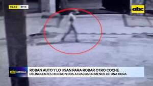 Roban auto y lo usan para robar otro coche: delincuentes hicieron dos atracos en menos de una hora - ABC Noticias - ABC Color