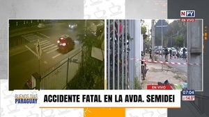 Terrible accidente se cobra la vida de un motociclista sobre Semidei - Noticias Paraguay