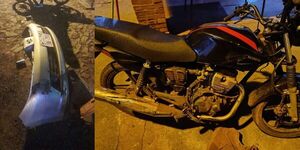 MOTOCICLISTA FUE HERIDO Y CONDUCTOR DE AUTOMÓVIL SE DIÓ A LA FUGA EN CAMBYRETÁ  - Itapúa Noticias