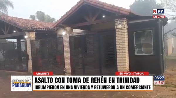 Asalto con toma de rehén en Trinidad, Itapúa - Noticias Paraguay