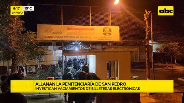 Video: Allanan Penitenciaría Regional de San Pedro - ABC Noticias - ABC Color