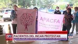 Pacientes con cáncer denuncian falta de medicamentos y exigen empatía a Peña - Noticias Paraguay