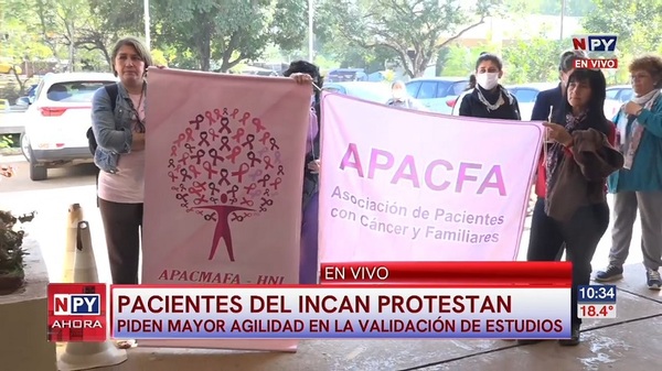 Pacientes con cáncer denuncian falta de medicamentos y exigen empatía a Peña - Noticias Paraguay