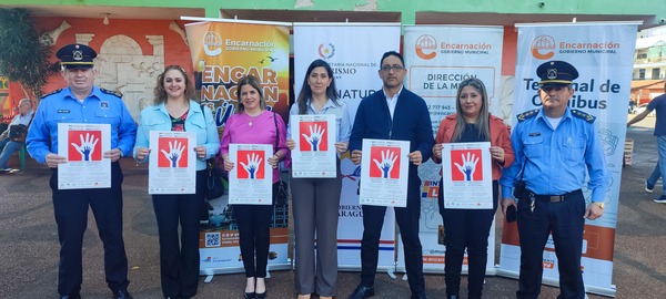 Instituciones se unen en campaña contra la trata de personas en Encarnación