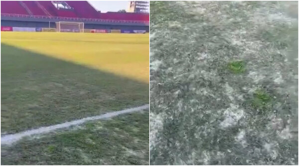 Versus / La explicación sobre el pésimo estado del campo de juego del Antonio Aranda