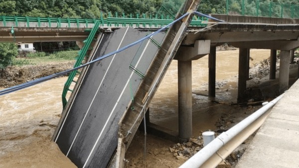 Al menos 15 muertos tras el derrumbe de un puente de una autopista en el centro de China - ADN Digital