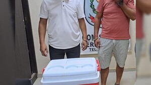 Hermanos fueron detenidos con latas de cerveza y conservadora en control policial