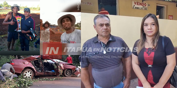 PIDEN JUSTICIA PARA DOS FALLECIDOS TRAS UN CHOQUE POR UNA COLUMNA DE LA ANDE EN OBLIGADO - Itapúa Noticias
