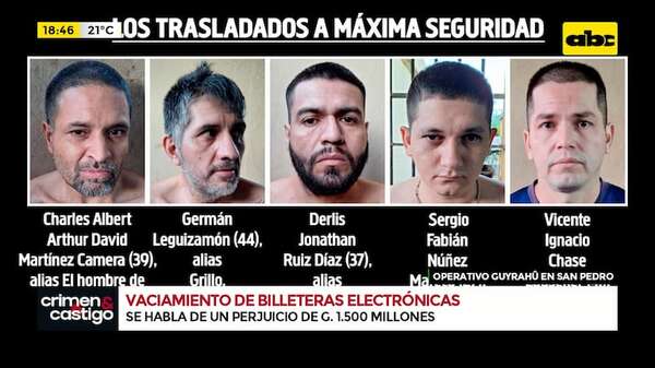 Operativo Guyrahũ: así robaban a billeteras electrónicas desde la cárcel de San Pedro - Crimen y castigo - ABC Color