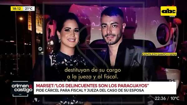 Video: Marset amenaza a jueces y fiscales paraguayos tras detención de su esposa mediante un audio - Crimen y castigo - ABC Color