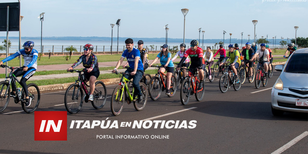 EXITOSA PRIMERA EDICIÓN DEL BICITOUR EN ENCARNACIÓN SE REALIZÓ EL FIN DE SEMANA - Itapúa Noticias