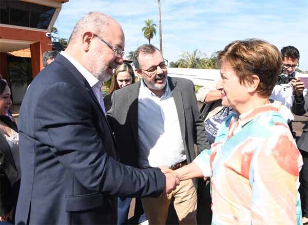 Directora gerente del Fondo Monetario Internacional visitó la Central Hidroeléctrica Itaipú | DIARIO PRIMERA PLANA