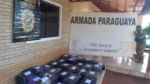 Incautan 400 kilos de marihuana en operativo fluvial en Alto Paraná