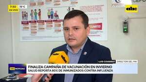 Video: Finaliza campaña de vacunación de invierno  - ABC Noticias - ABC Color