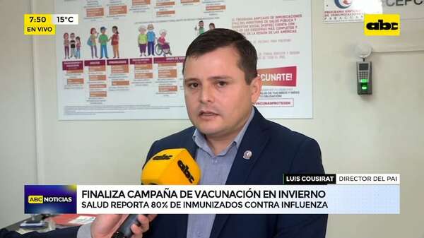 Video: Finaliza campaña de vacunación de invierno - ABC Noticias - ABC Color