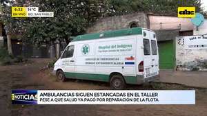 Video: Ambulancias son abandonadas y siguen en reparación por falta de repuestos - ABC Noticias - ABC Color