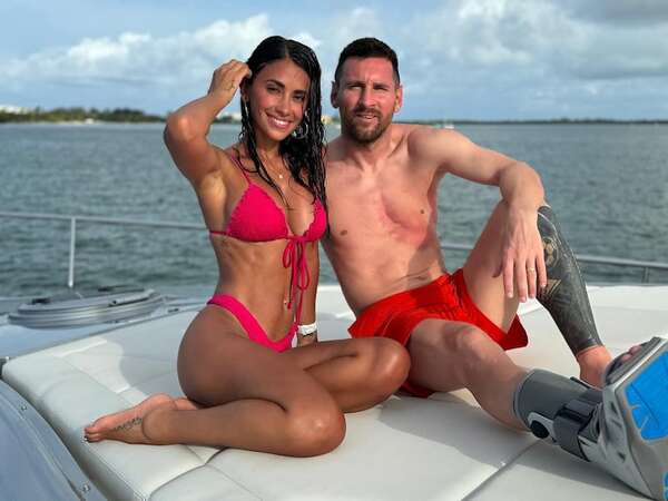 Antonela Roccuzzo y Leo Messi disfrutan unos días de relax - Gente - ABC Color